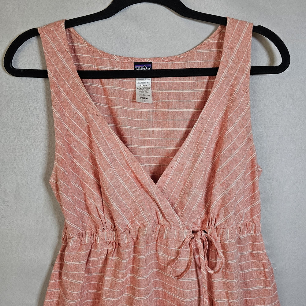 PatagoniaIsland Hemp Crossover Dress - Women's Sz 10 - Picture 4 of 7